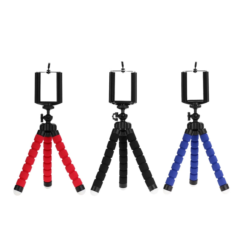 Suporte Versátil de Tripé de Esponja para Fotografia Ao Vivo e Transmissão de Celular Universal