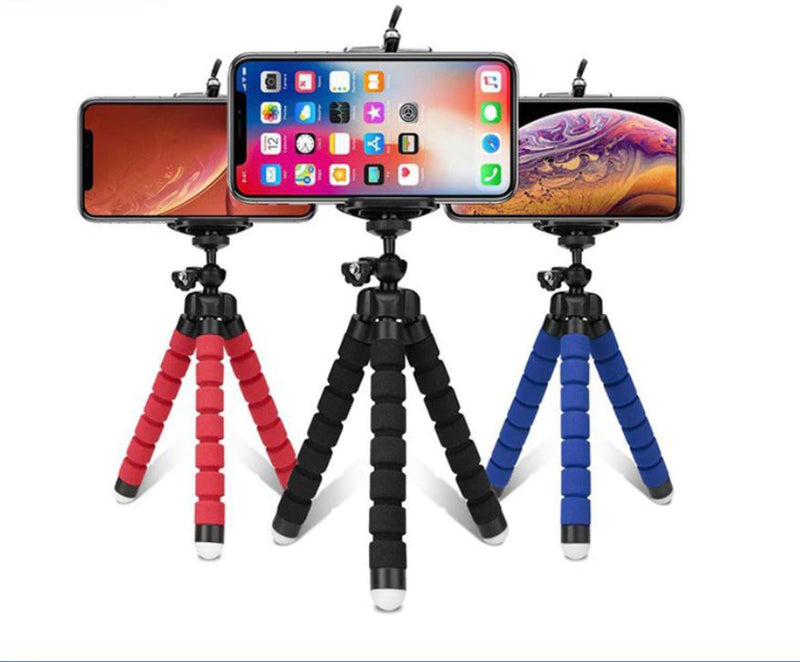 Suporte Versátil de Tripé de Esponja para Fotografia Ao Vivo e Transmissão de Celular Universal